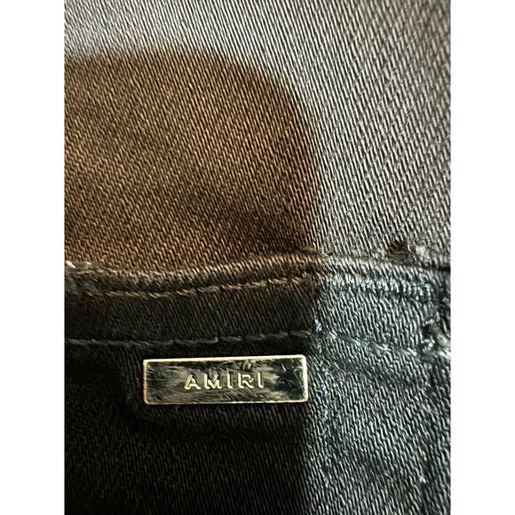 EUC Amiri Lightly Distressed Black Denim - Picture 9 of 14
